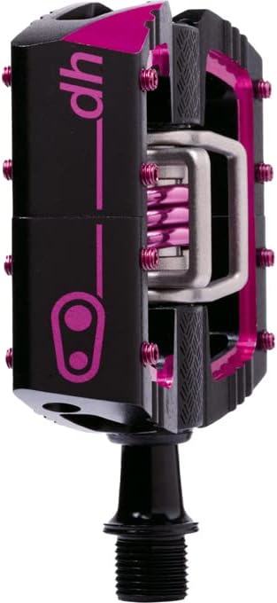 Crankbrothers Mallet DH Bicycle Pedals 9/16", Black/Pink
