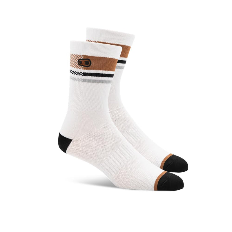 Crankbrothers Crank Brothers Socken weiß-braun-schwarz L/XL Werkzeuge und Zubehör, Mehrfarbig, EU 42-47