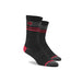 Crankbrothers Icon Socks, Red/Grey, Small/Medium