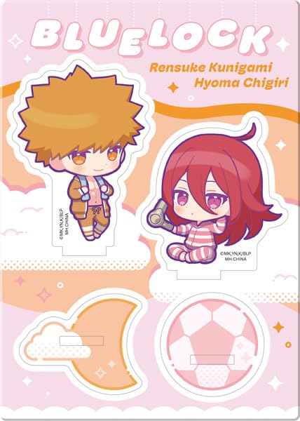 Blue Lock acryl Stand Buddycolle Good Night Ver. 2 Rensuke Kunigami & Hyoma Chigiri 14 cm