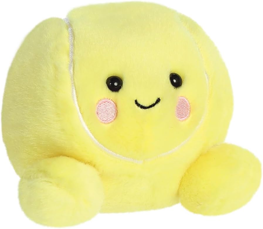 Aurora 33868 Palm Pals Ace Tennis Ball Soft Toy, Yellow