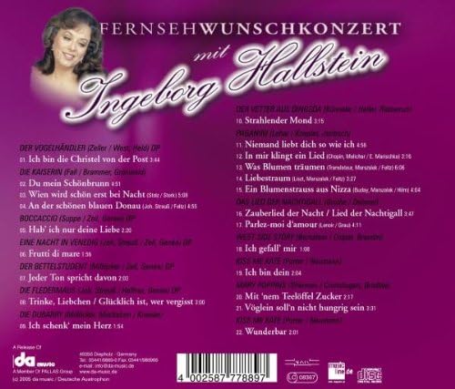 Fernsehwunschkonzert mit Ingeborg Hallstein