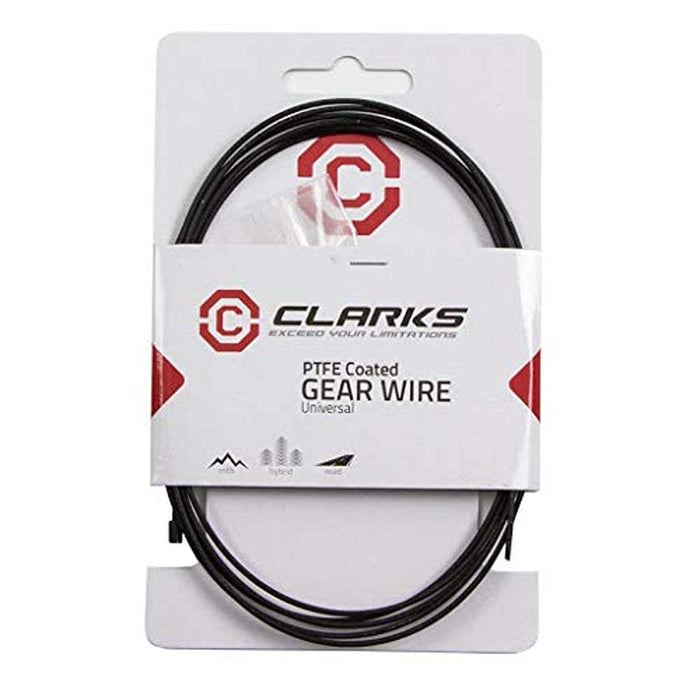 Clarks Teflon Gear Cable - Black, 227.5 cm