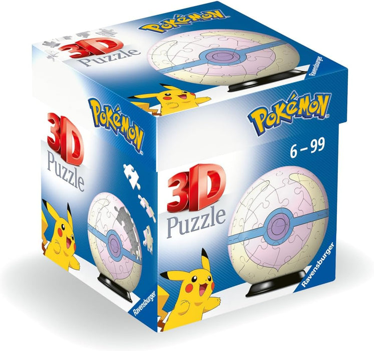 Ravensburger Pokemon Pokeball Heal Ball 3D Jigsaw Puzzle for Adults and Kids Age 6 Years Up - 54 Pieces - No Glue Required