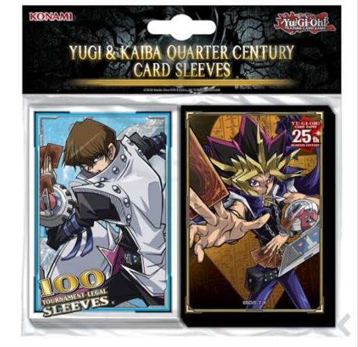 Yu-Gi-Oh! 4012927165775 YGO Yugi & Kaiba Quarter Century Card Sleeves(100