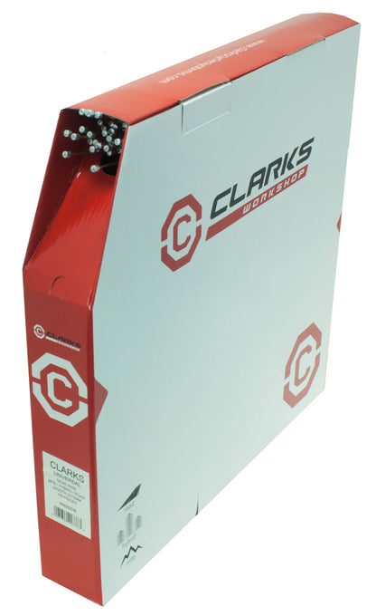 Clarks Mtb/Hybrid S/S Inner Brake Wire W1.5 X L2000Mm Barrel Nipple Dispenser Box (100Pcs)