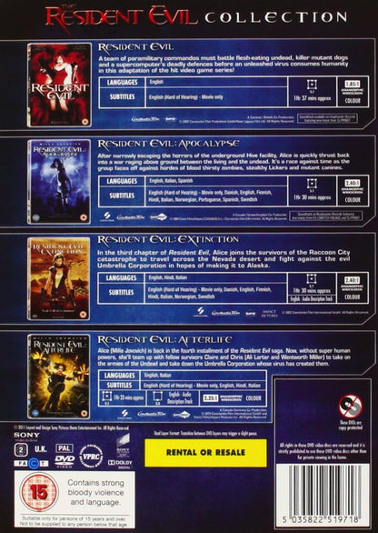 Resident Evil 1-4