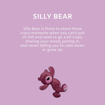Mood Bears | Mini Silly Teddy Bears for All Ages | Soft Plush Stuffed Animal Toy | Cuddly Teddy Bear for Babies