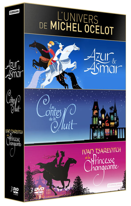 Michel ocelot - 3 films : azur et asmar + les contes de la nuit + ivan tsarevtch et la princesse changeante