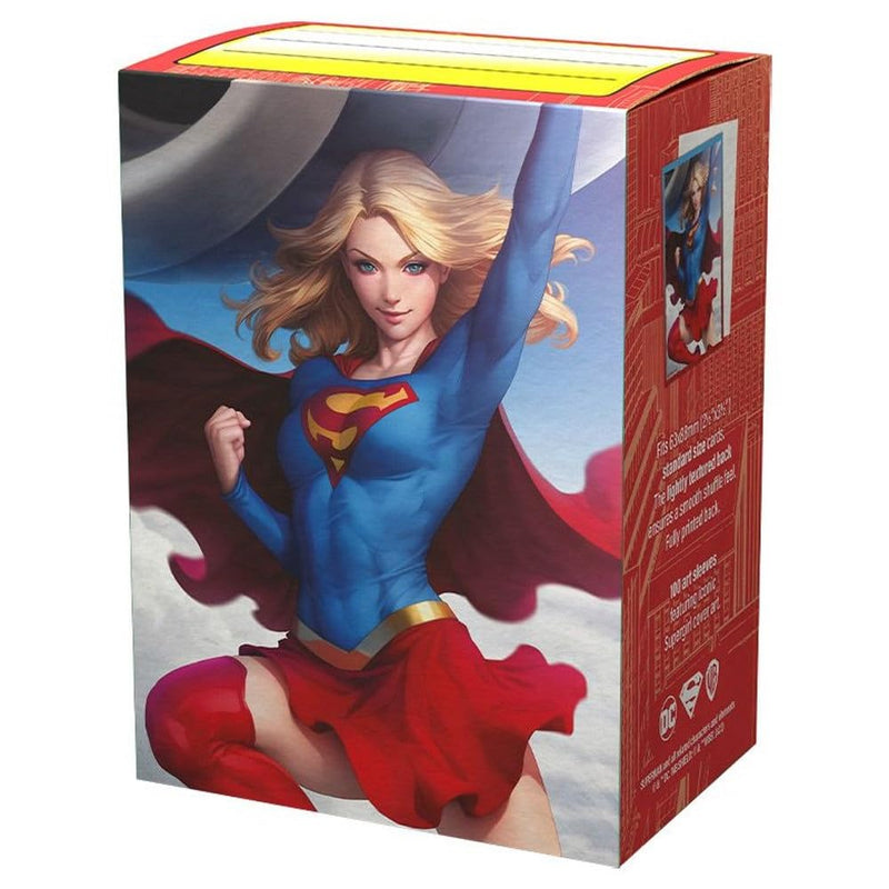 Dragon Shields: (100) Brushed Art - Supergirl (Display 10)
