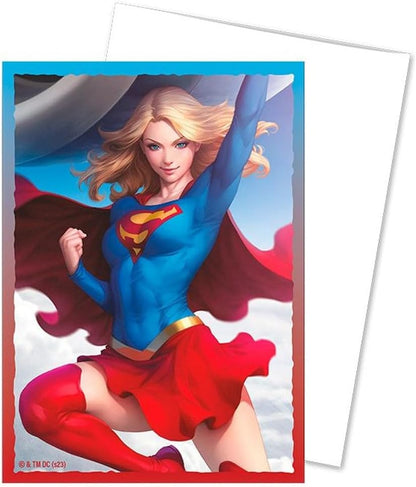 Dragon Shields: (100) Brushed Art - Supergirl (Display 10)