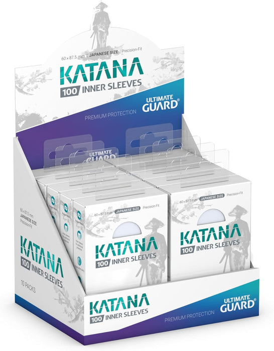 Ultimate Guard Katana Inner Sleeves Standardgröße Transparent (100)