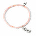 HARRY POTTER Crystal Bracelet with Sterling Silver Luna Glasses Charm