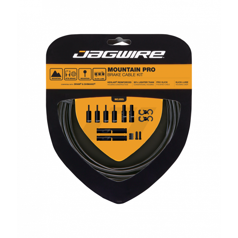 Jagwire Pro Mtb Brake Kit Black
