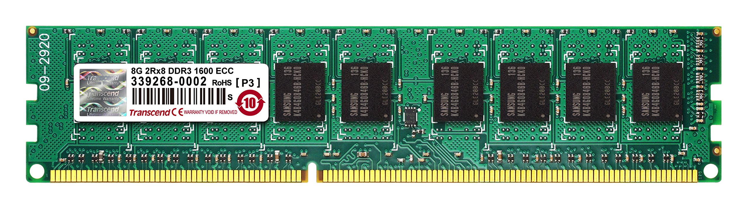 Transcend TS1GLK72V6H - 8GB 1600 DDR3 240