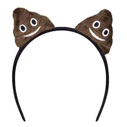 Boland Unisex Kids Alice band Heap emoticon One Size Black / Brown