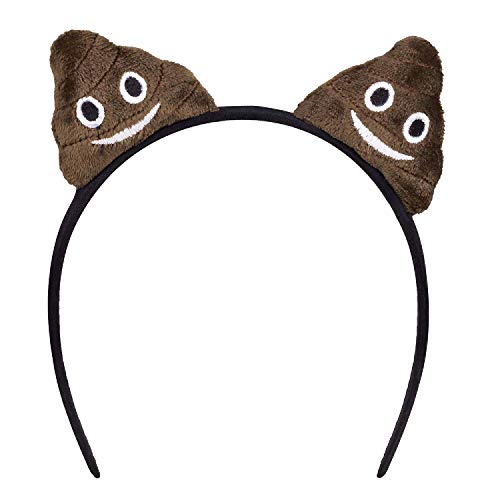 Boland Unisex Kids Alice band Heap emoticon One Size Black / Brown