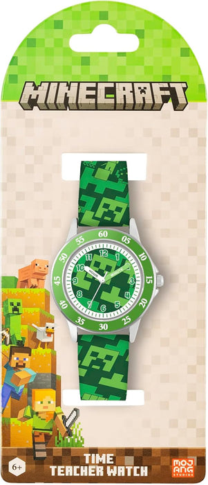 Minecraft Junior Time Teacher Watch Creeper