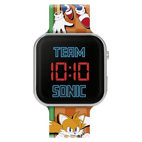 Sonic The Hedgehog LED Strap Watch SNC4322M