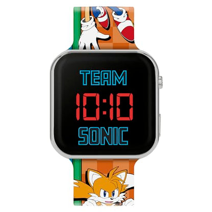 Sonic The Hedgehog LED Strap Watch SNC4322M