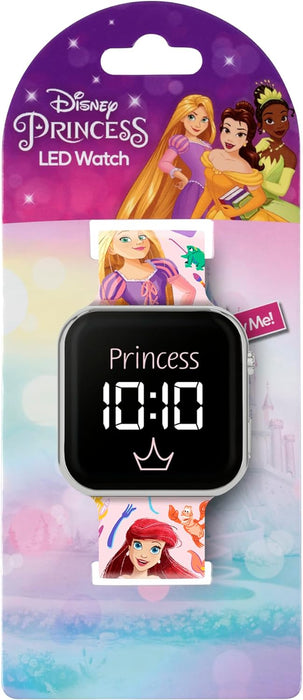 Disney Princess Kids LED Pink Silicone Strap Watch PN4598