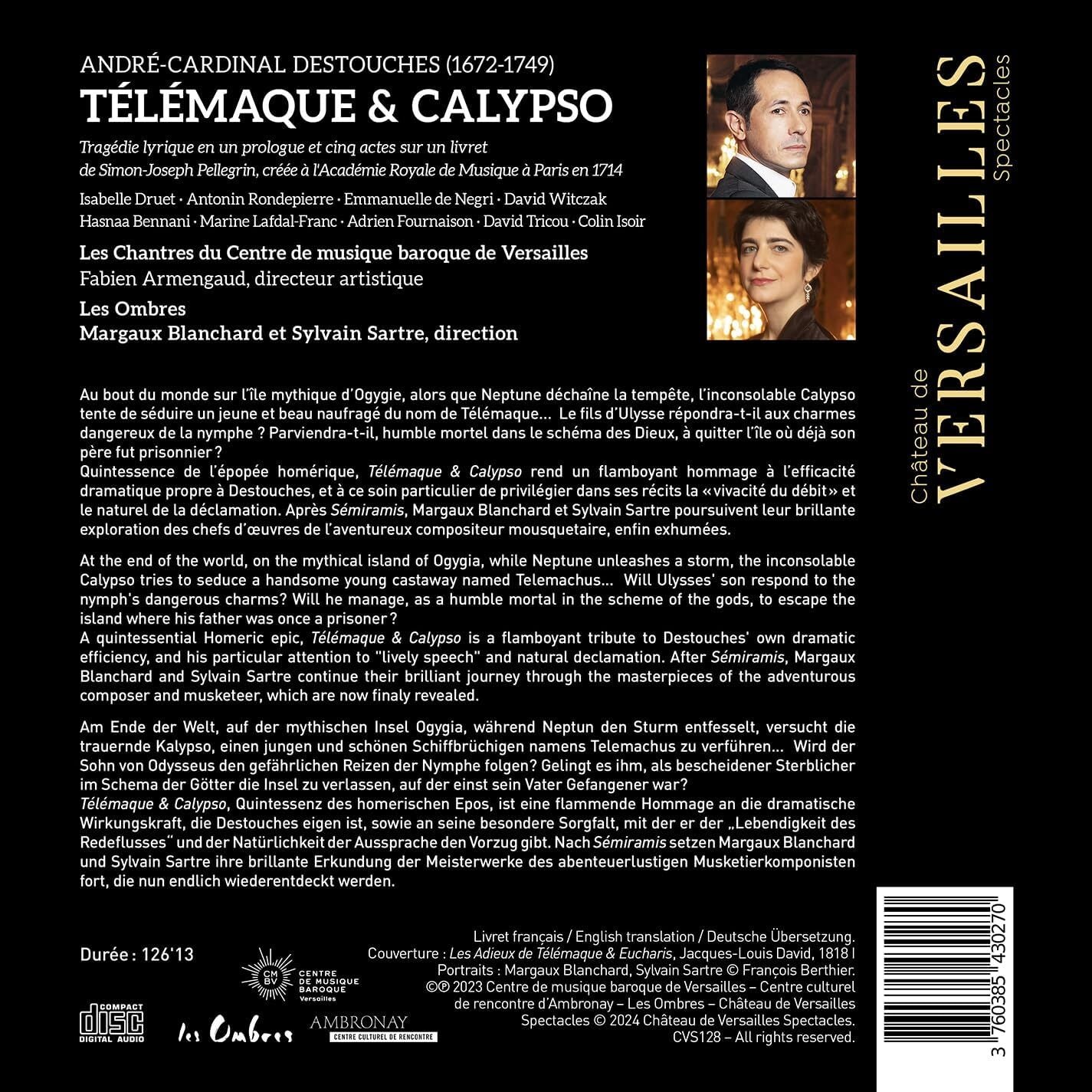 Destouches: Télémaque & Calypso