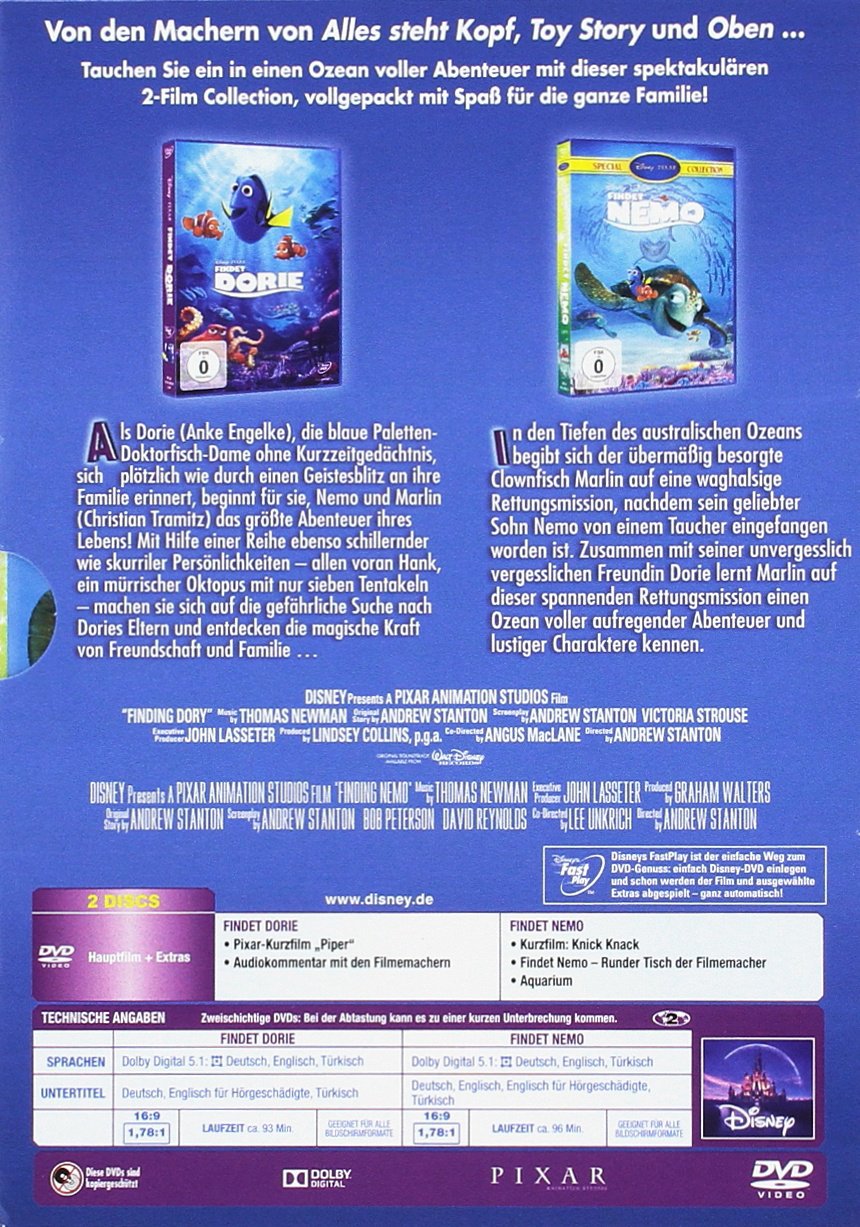 Findet Dorie / Findet Nemo - 2-Film Collection