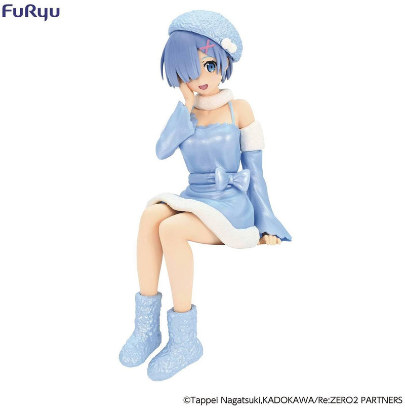 Re:Zero Starting Life in Another World Noodle Stopper statuette PVC Rem Snow Princess Pearl Color Ver. 14 cm