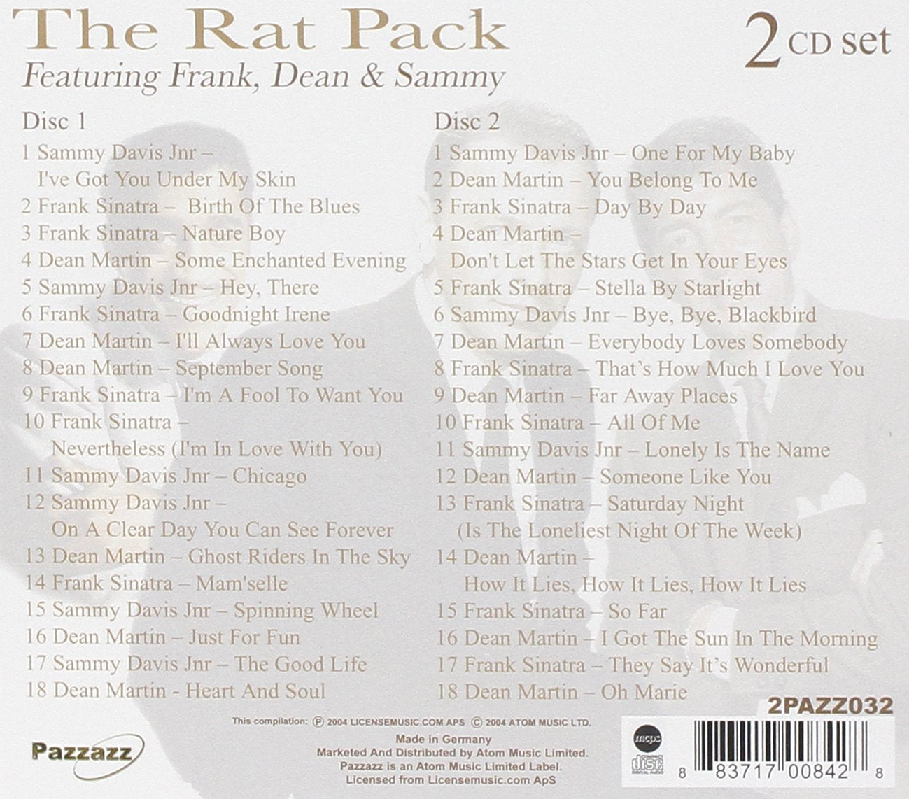 The Rat Pack (Feat. Dean. Frank & Sammy)