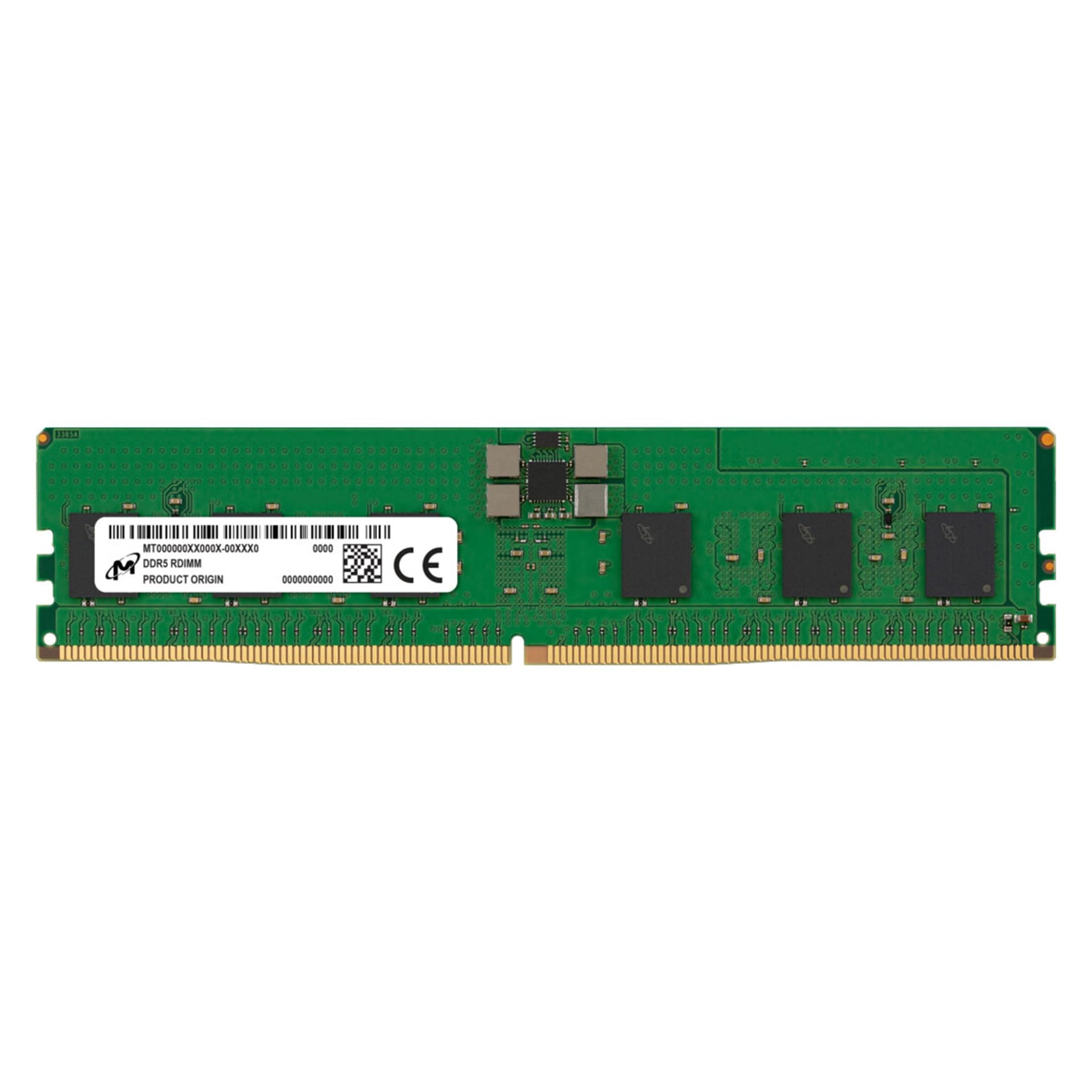 Micron MTC10F1084S1RC48BR DDR5 Rdimm 16GB 1rx8 4800