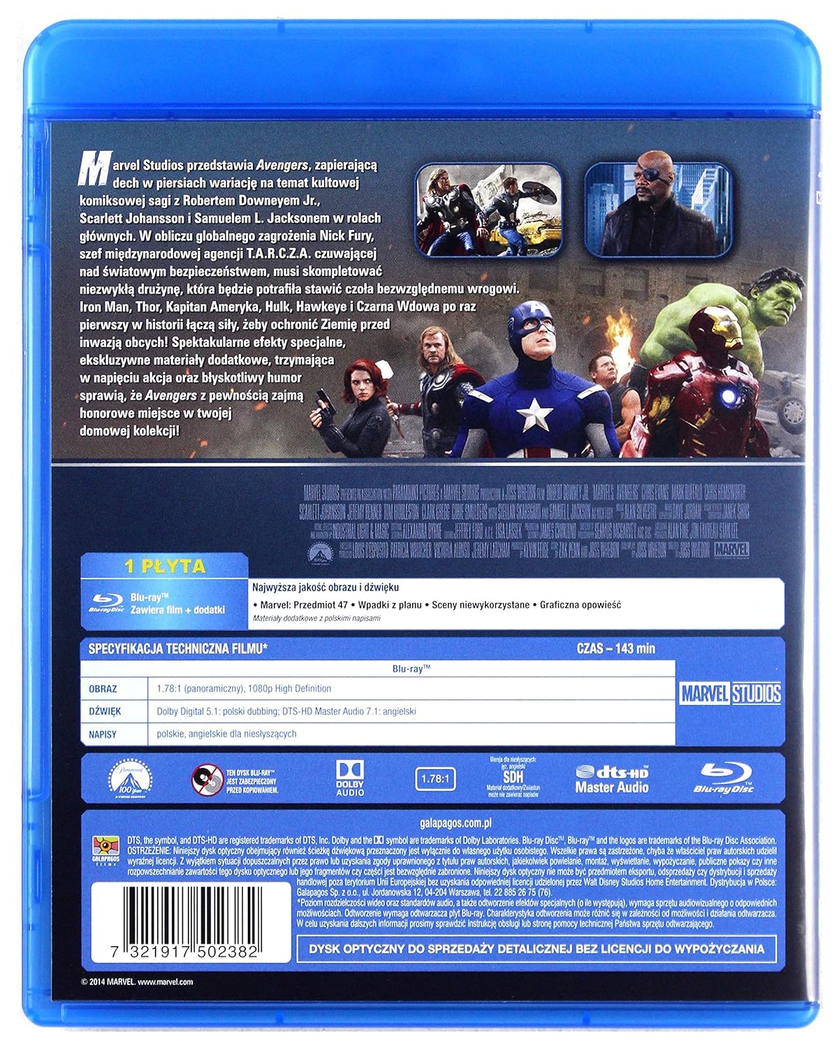 Marvel's The Avengers   (IMPORT) (Keine deutsche Version)