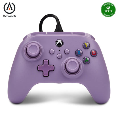 PowerA Nano Enhanced Wired Controller for Xbox Series X|S, Wired Video Game Controller, Gamepad for Xbox X and S, Officially Licenced by Xbox, 2 Years Manufacturer Warranty- Lilac