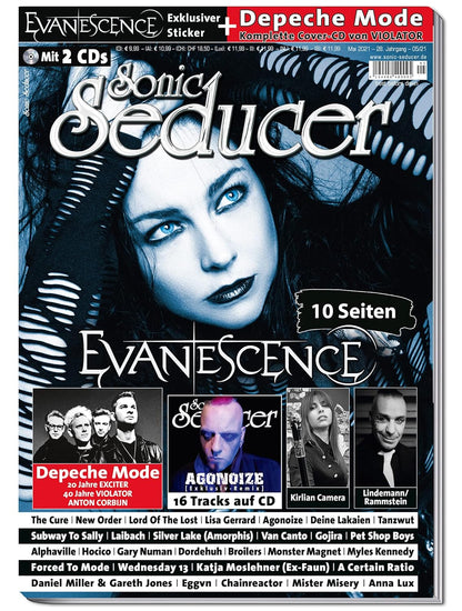 Sonic Seducer 05/ 2021 + Mund-Nasen-Abdeckung + 2CD
