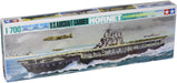 Tamiya-1/700 U.S. Aircraft Carrier Ejérc Tamiya 1:700 Portaaviones US Hornet WL-modelismo, Manualidades, Hobby, Pegado, Kit de plástico, Multicolor, Color as Shown, 1/700 (4950344999590