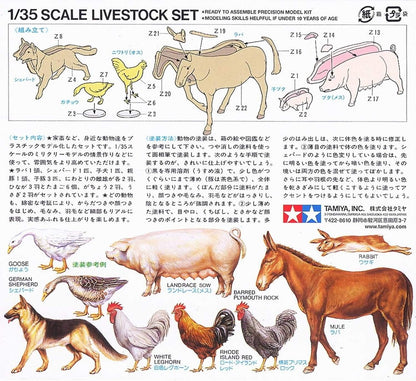 Tamiya Models Livestock Set Kit