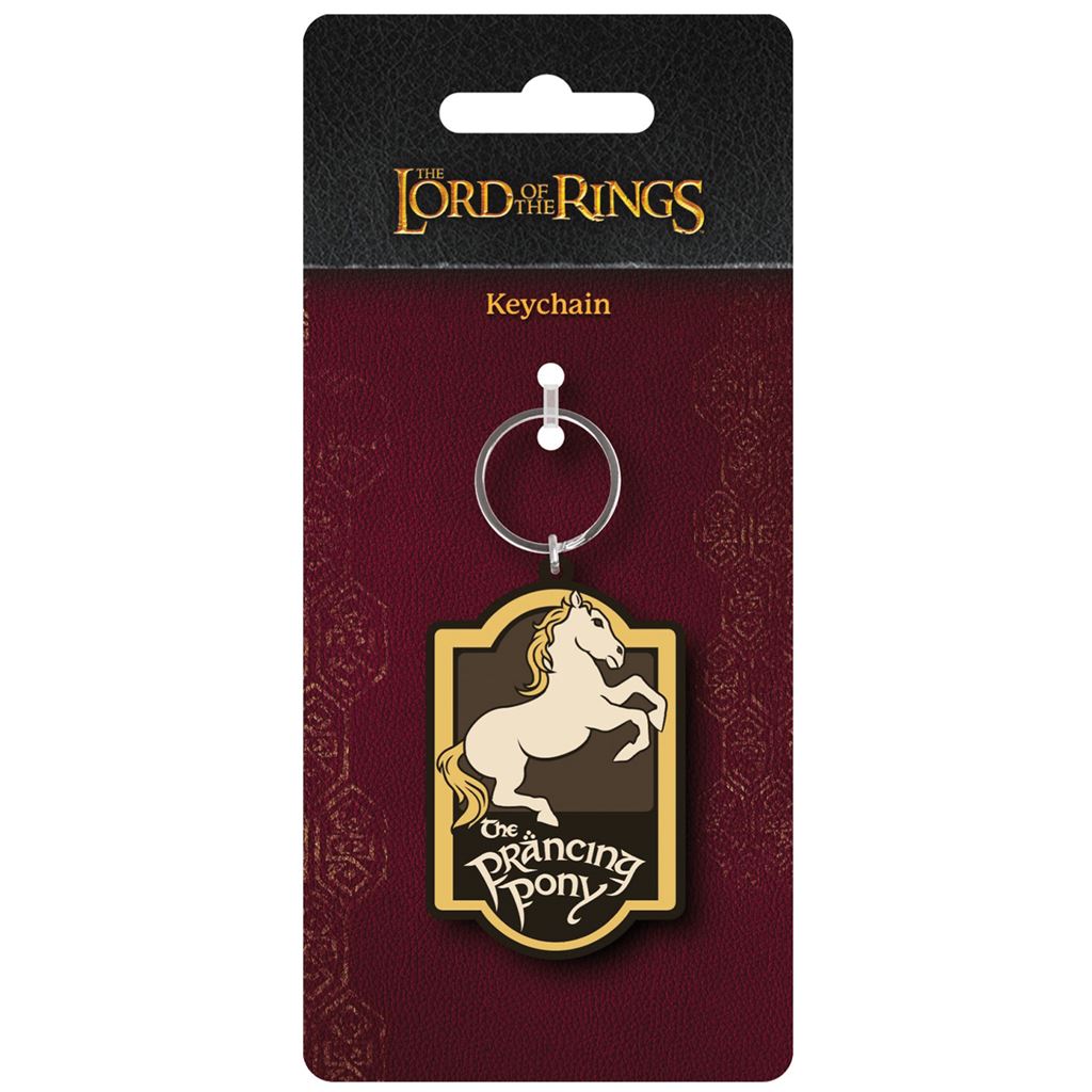 LORD OF THE RINGS - Rubber Keychain - The Prancing