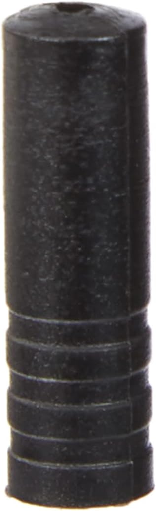 Jagwire Ferrule, Open 100 Pieces Black Plastic 4/4 sleeves