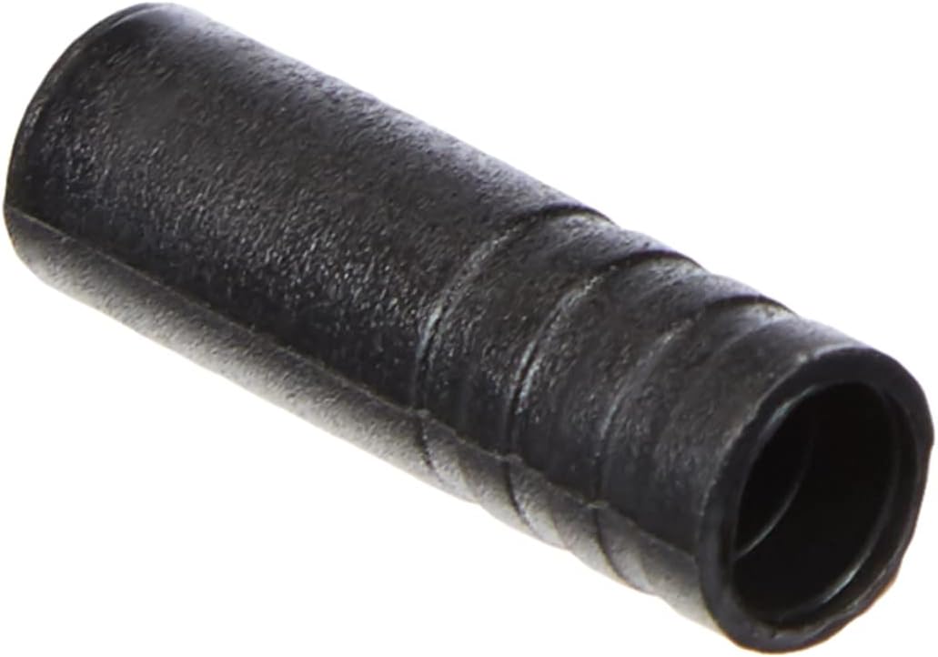 Jagwire Ferrule, Open 100 Pieces Black Plastic 4/4 sleeves