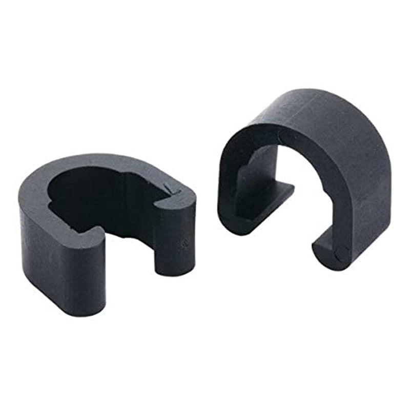 Jagwire, C-Clip per Il Fissaggio del Tubo del Freno della Bicicletta, 50 pz. WS, Nero (Schwarz - Schwarz