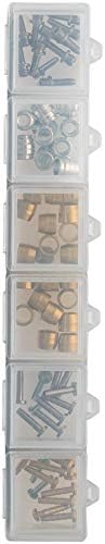Jagwire Unisex Adult Hydraulic Hose Fittings Mini Combo Box Spare Parts, Black, One Size