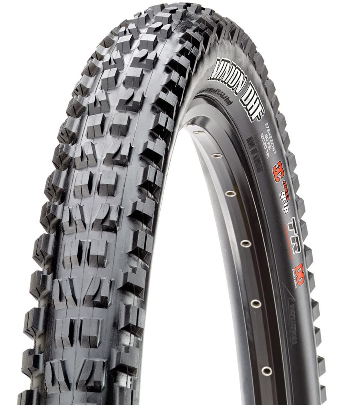 Maxxis Minion DHF E-50 29x2.50WT 60x2 TPI Folding MaxxGrip Downhill Tubeless Tyre