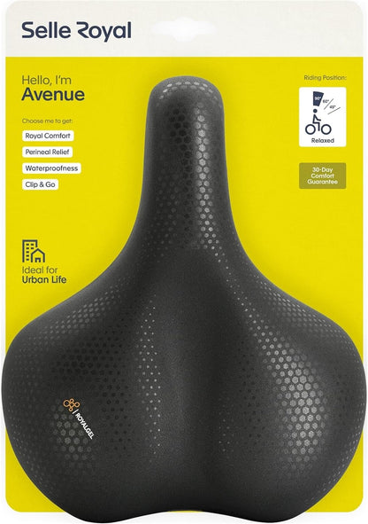 Selle Royal Avenue, Bike Seat for City Bike with Extra Cushioning