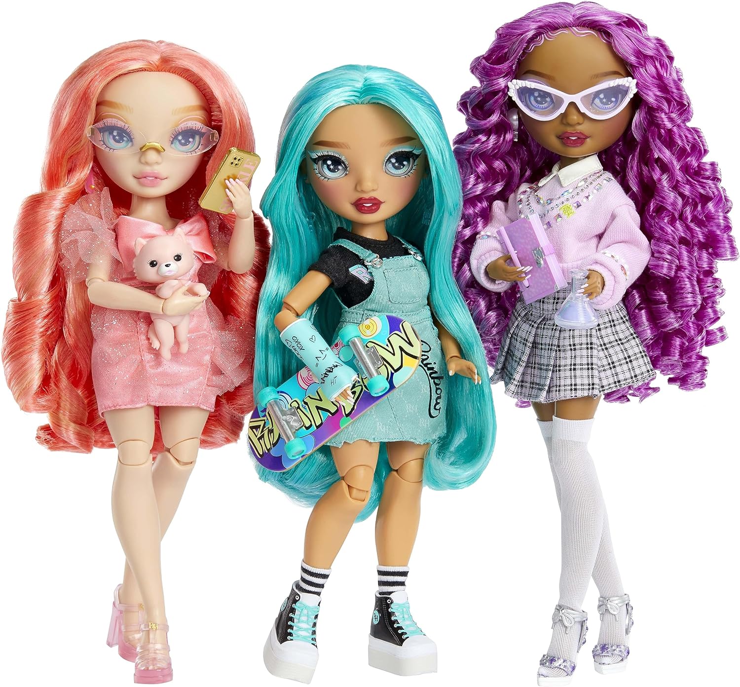 Rainbow High Fashion Doll - Blu Brooks - Blue Doll in Fashionable Outfit - Doll Wearing a Cast & 10+ Colourful Play Accessories - Great for Kids 4-12 Years Old and Collectors