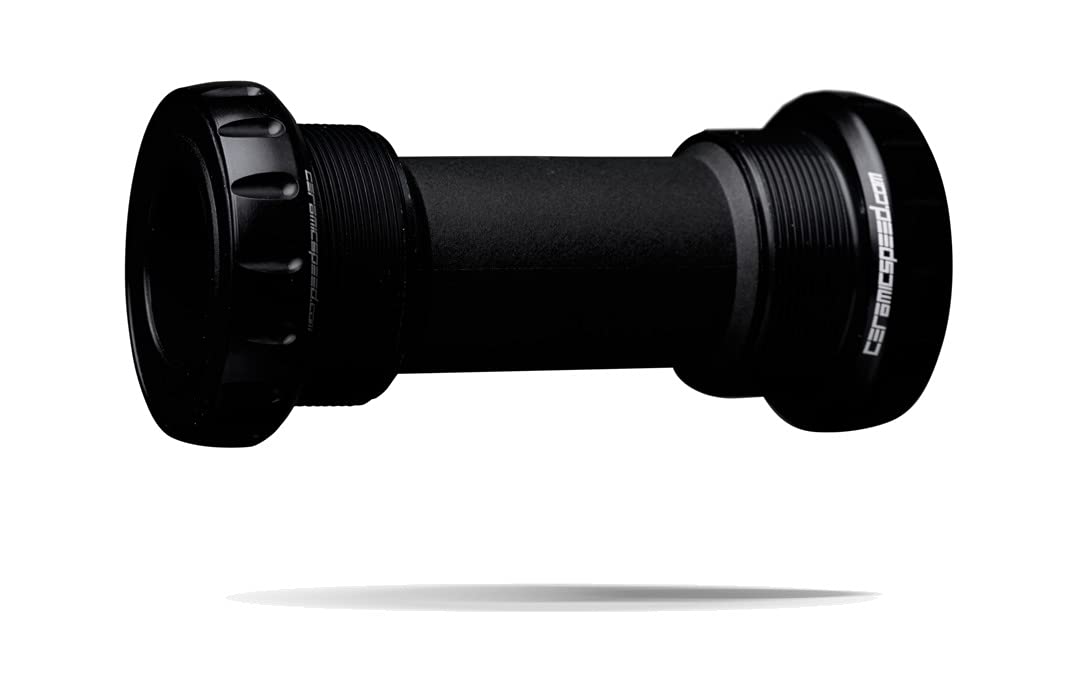 CeramicSpeed BB86 Bottom Bracket Cups MTB Shimano Coated, Movement, Central unisex-adulto, unisex adult, Bb86 Shimano Mtb Rivestito ND Black