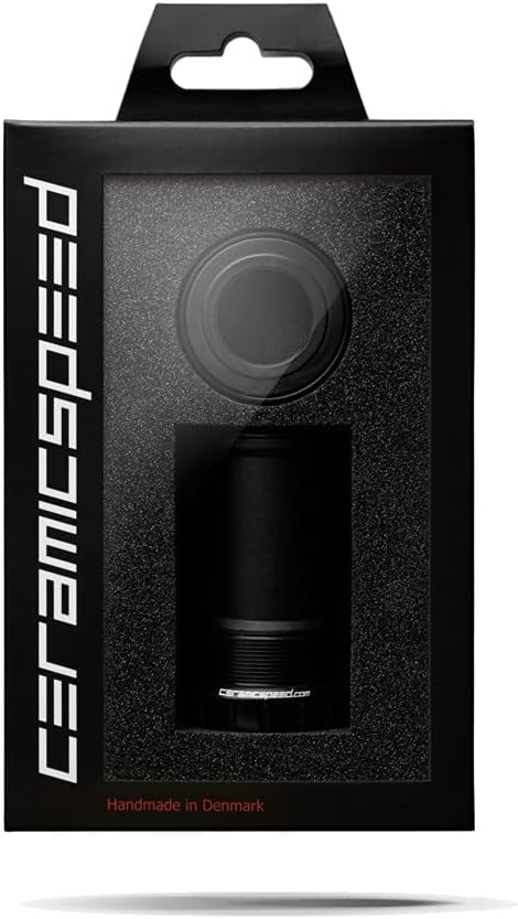 CeramicSpeed BB86 Bottom Bracket Cups MTB Shimano Coated, Movement, Central unisex-adulto, unisex adult, Bb86 Shimano Mtb Rivestito ND Black