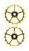 CeramicSpeed: OSPW Coated No Cage 17T Pulley Wheels - Gold - Gold