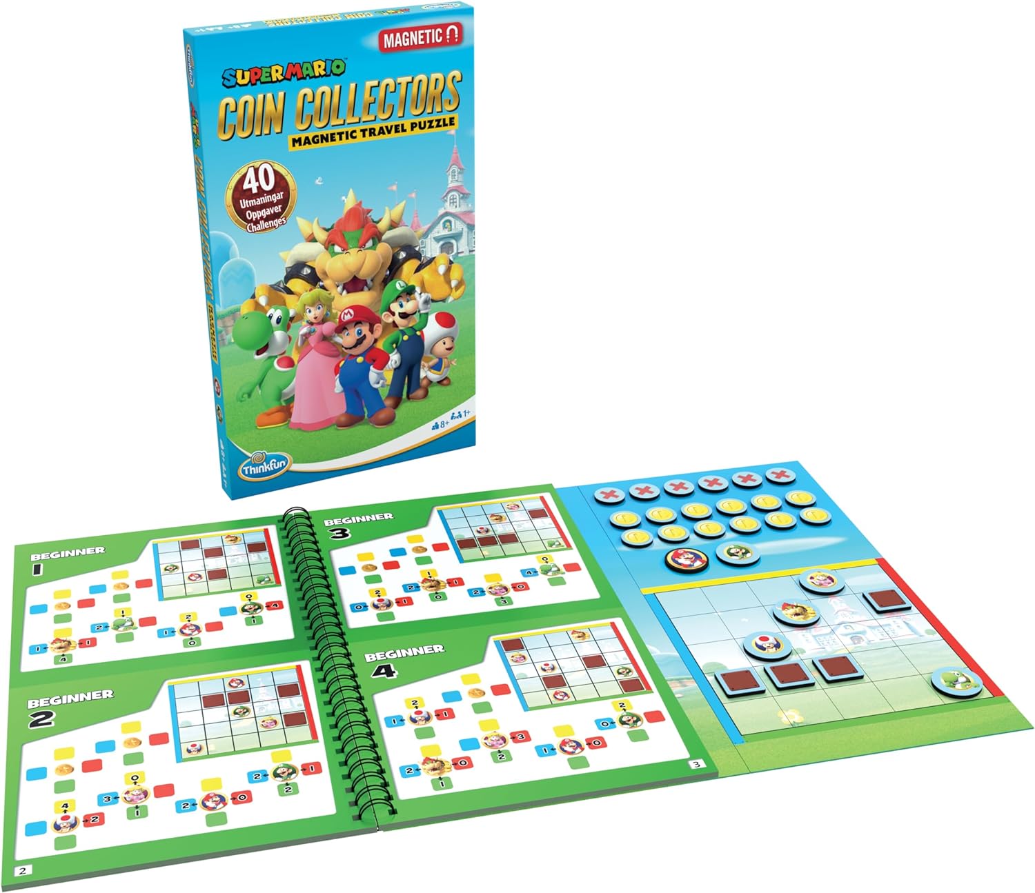 Super Mario Magnetisches Reisespiel Coin Collectors *De-Fr-It Version*