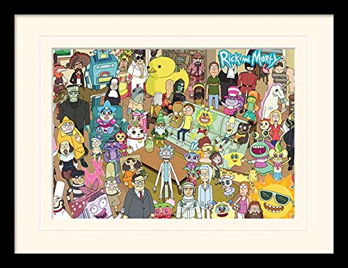Cartoon Network Rick And Morty Total Rickall Oggetto Souvenir, Multicolore, 30 x 40 cm