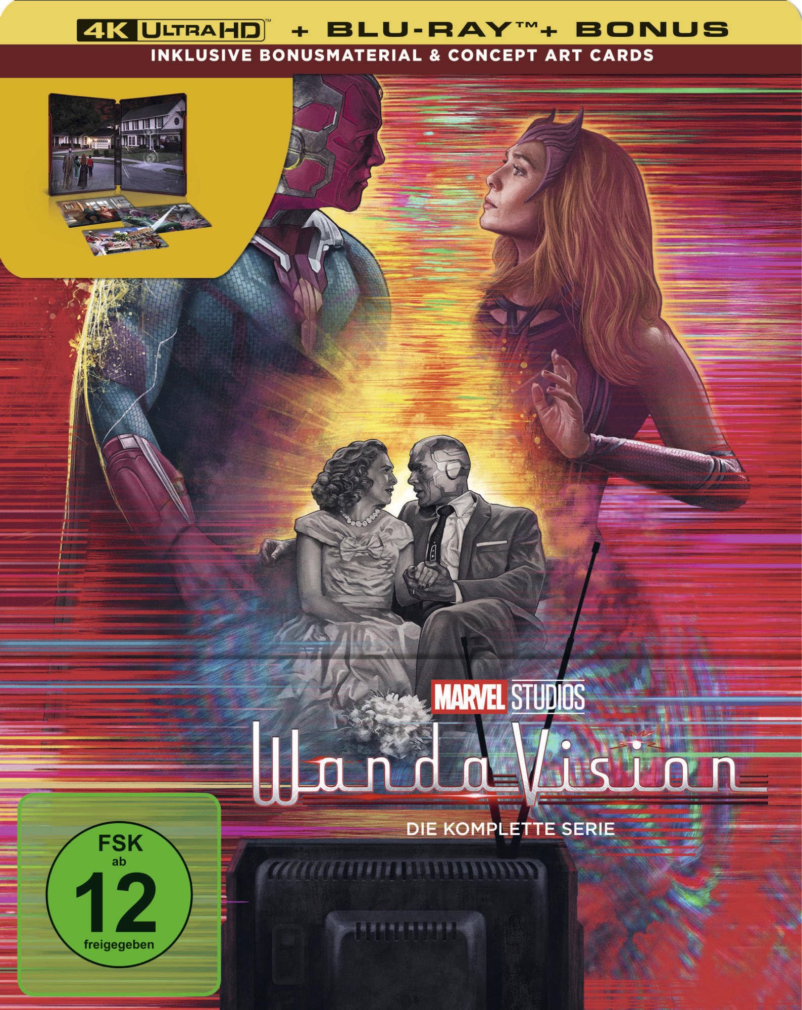 WandaVision - Steelbook - Limited Edition (4K Ultra HD) (+ Blu-ray)