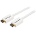 StarTech.com 7m / 23 ft CL3 Rated HDMI Cable w/ Ethernet - In Wall Rated Ultra HD HDMI Cable - 4K 30Hz UHD High Speed HDMI Cable - 10.2 Gbps - HDMI 1.4 Video/Display Cable - 30AWG, White (HD3MM7MW) 23 ft/7 m